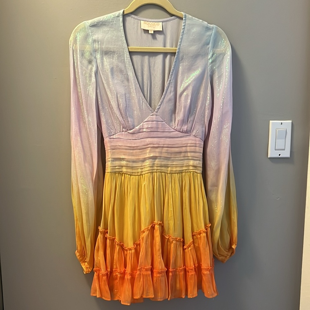 Rococo Sand Leal Mini in Rainbow Ombré Lurex XS SOLD OUT - Picture 5 of 17